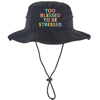 Too Blessed To Be Stressed Bucket Hat