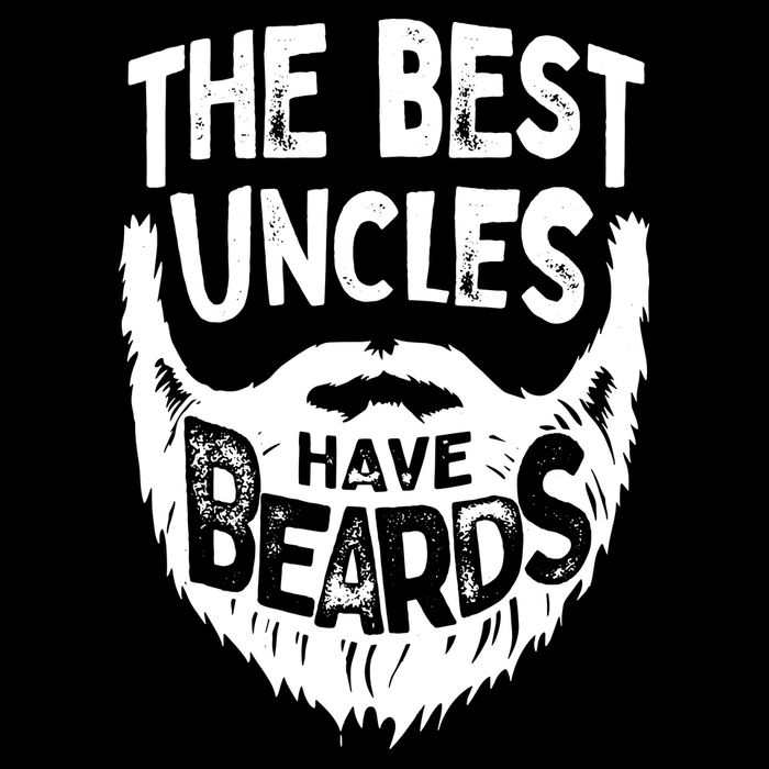 The Best Uncles Have Beards Shirt Funny Uncle Beard Gift Zip Tote Bag