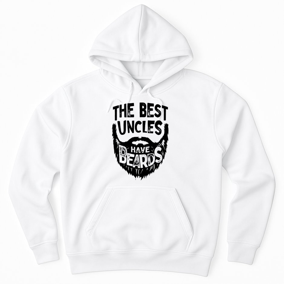 The Best Uncles Have Beards Shirt Funny Uncle Beard Gift Hoodie