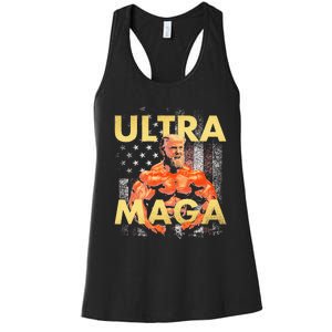 Trump Buff Ultra Maga Women's Racerback Tank