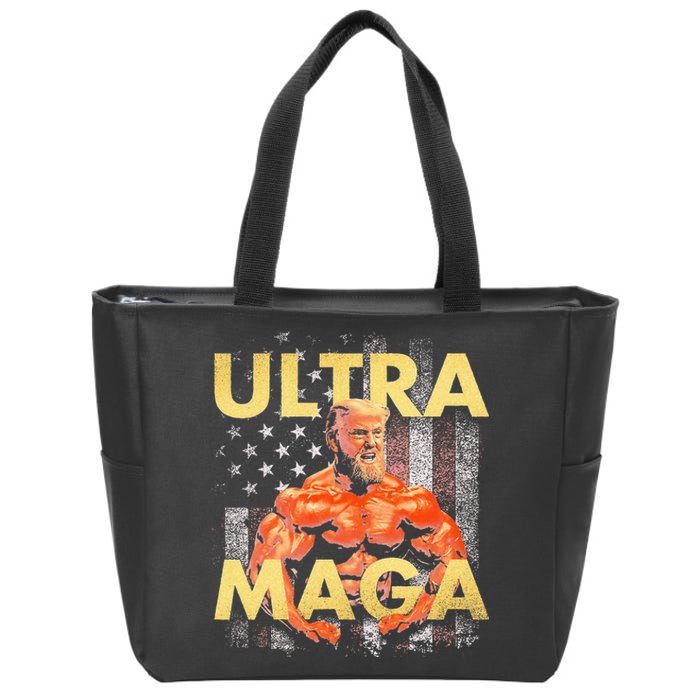 Trump Buff Ultra Maga Zip Tote Bag