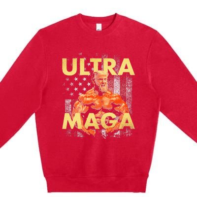 Trump Buff Ultra Maga Premium Crewneck Sweatshirt