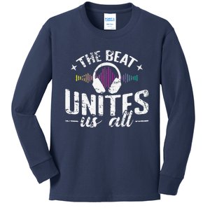 The Beat Unites Us All Kids Long Sleeve Shirt