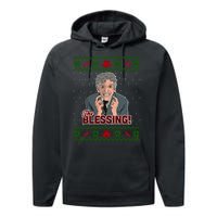 The Blessing Ugly Christmas Sweater Family Christmas Performance Fleece Hoodie