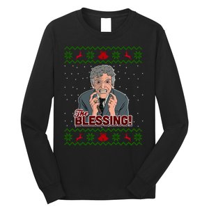 The Blessing Ugly Christmas Sweater Family Christmas Long Sleeve Shirt