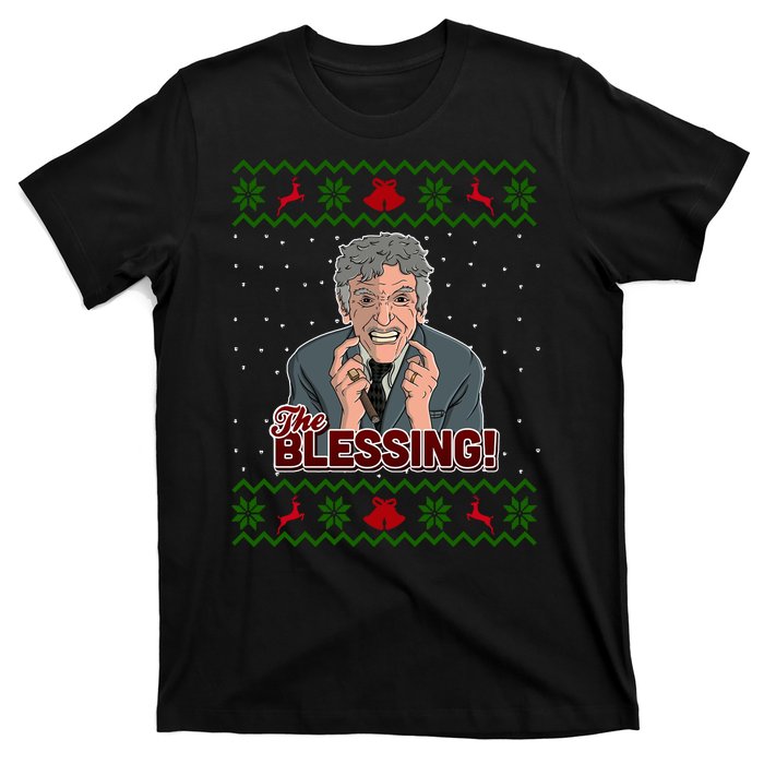 The Blessing Ugly Christmas Sweater Family Christmas T-Shirt