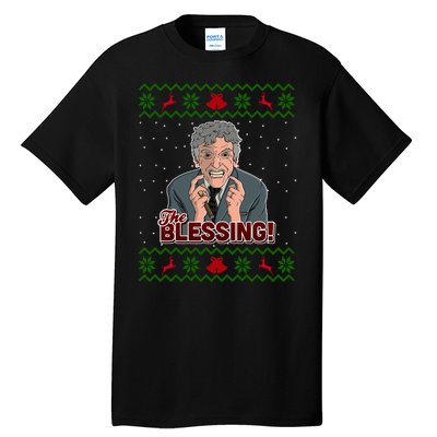 The Blessing Ugly Christmas Sweater Family Christmas Tall T-Shirt