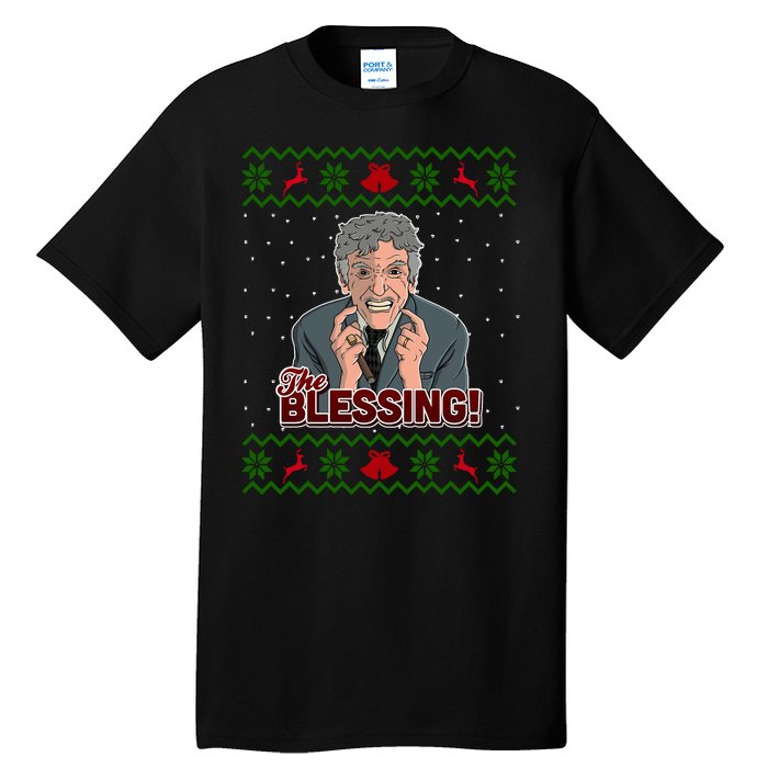 The Blessing Ugly Christmas Sweater Family Christmas Tall T-Shirt