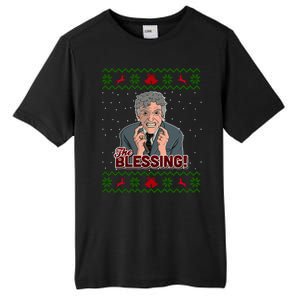 The Blessing Ugly Christmas Sweater Family Christmas Tall Fusion ChromaSoft Performance T-Shirt