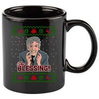 The Blessing Ugly Christmas Sweater Family Christmas 11oz C Handle Ceramic Mug