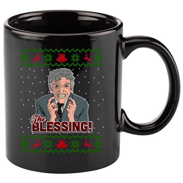 The Blessing Ugly Christmas Sweater Family Christmas 11oz C Handle Ceramic Mug