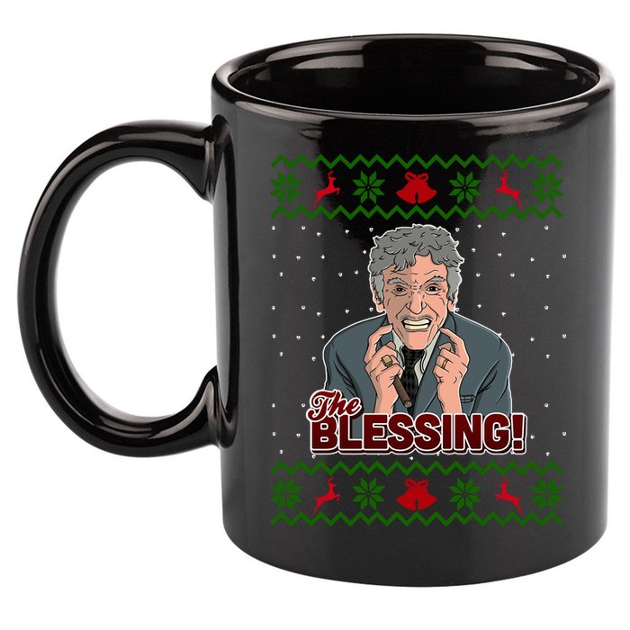 The Blessing Ugly Christmas Sweater Family Christmas 11oz C Handle Ceramic Mug