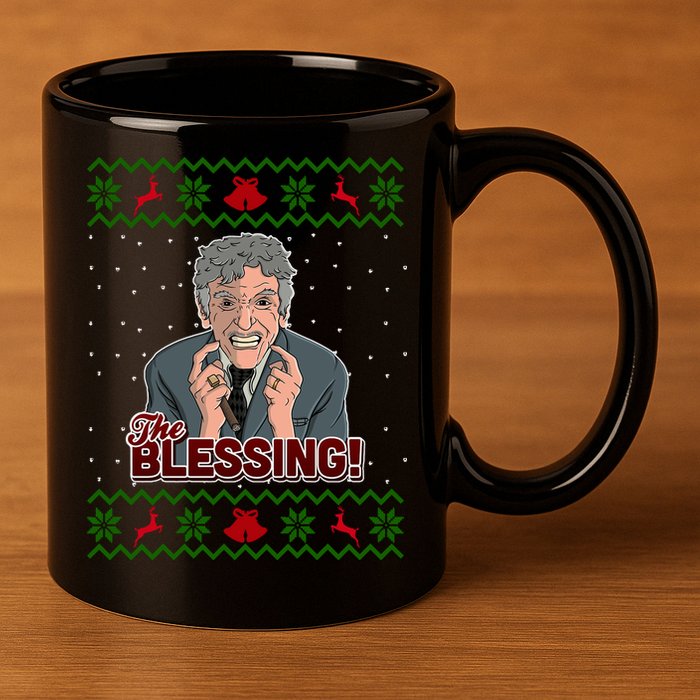 The Blessing Ugly Christmas Sweater Family Christmas 11oz C Handle Ceramic Mug