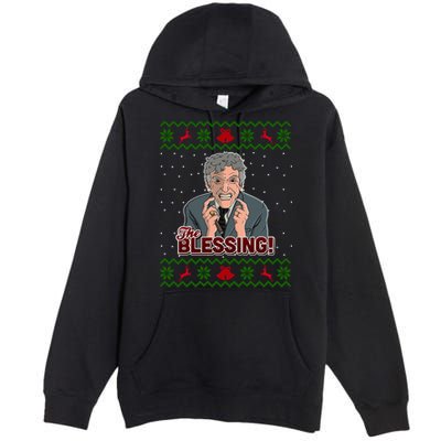 The Blessing Ugly Christmas Sweater Family Christmas Premium Pullover Hoodie