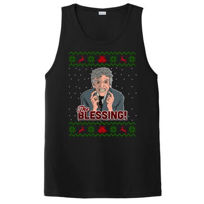 The Blessing Ugly Christmas Sweater Family Christmas PosiCharge Competitor Tank