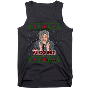 The Blessing Ugly Christmas Sweater Family Christmas Tank Top