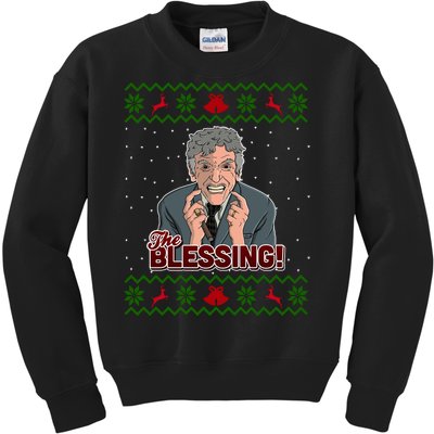 The Blessing Ugly Christmas Sweater Family Christmas Kids Sweatshirt