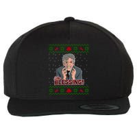 The Blessing Ugly Christmas Sweater Family Christmas Wool Snapback Cap