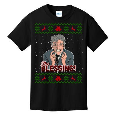 The Blessing Ugly Christmas Sweater Family Christmas Kids T-Shirt