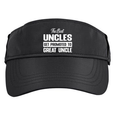 The Best Uncle Great Uncle Adult Drive Performance Visor