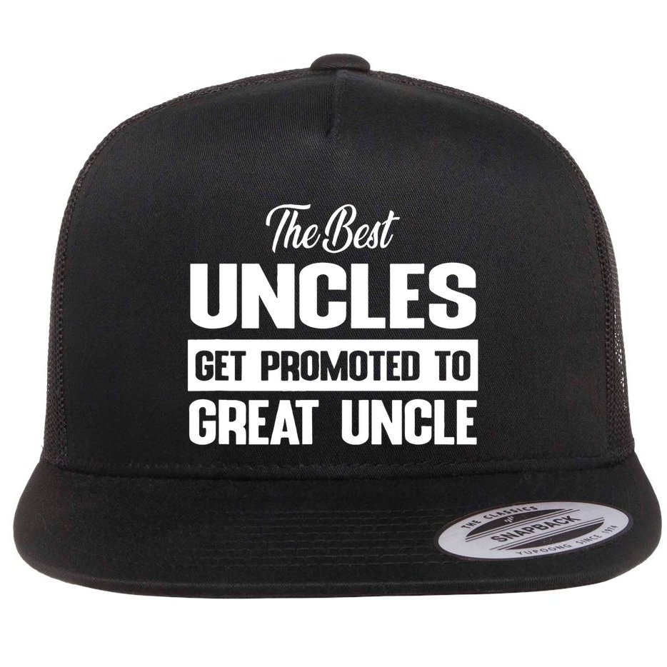 The Best Uncle Great Uncle Flat Bill Trucker Hat