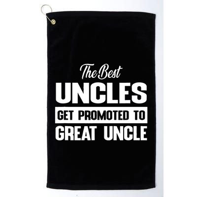 The Best Uncle Great Uncle Golf Towel