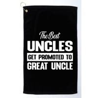 The Best Uncle Great Uncle Golf Towel