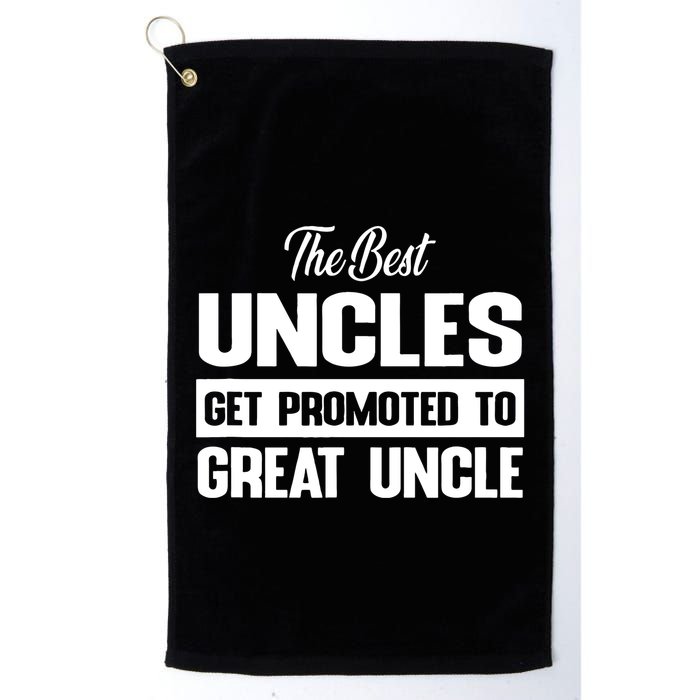 The Best Uncle Great Uncle Golf Towel