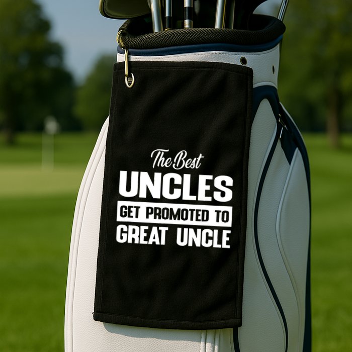 The Best Uncle Great Uncle Golf Towel