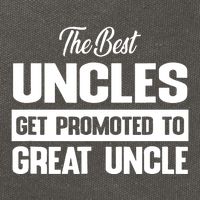 The Best Uncle Great Uncle Cotton Canvas Backpack