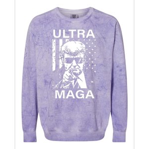 Trump Buff Ultra MAGA Colorblast Crewneck Sweatshirt