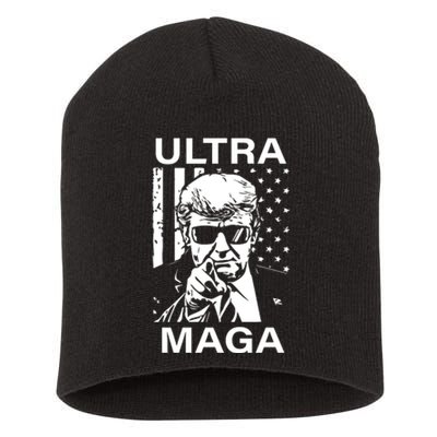 Trump Buff Ultra MAGA Short Acrylic Beanie