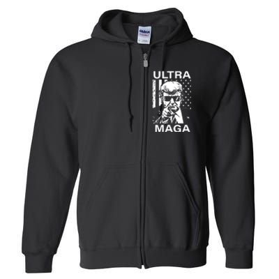 Trump Buff Ultra MAGA Full Zip Hoodie