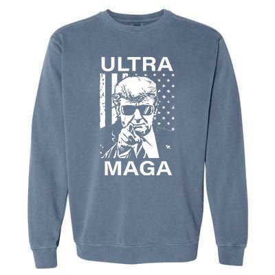 Trump Buff Ultra MAGA Garment-Dyed Sweatshirt