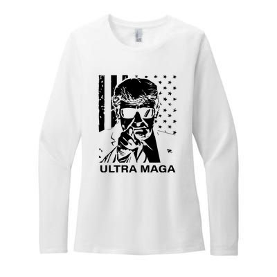 Trump Buff Ultra MAGA Womens CVC Long Sleeve Shirt