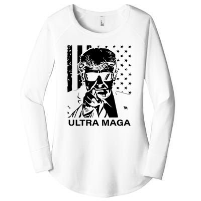 Trump Buff Ultra MAGA Women's Perfect Tri Tunic Long Sleeve Shirt