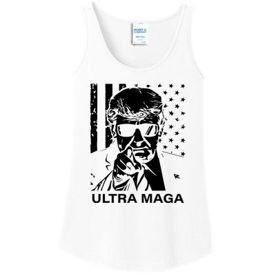 Trump Buff Ultra MAGA Ladies Essential Tank