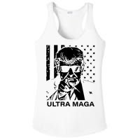 Trump Buff Ultra MAGA Ladies PosiCharge Competitor Racerback Tank