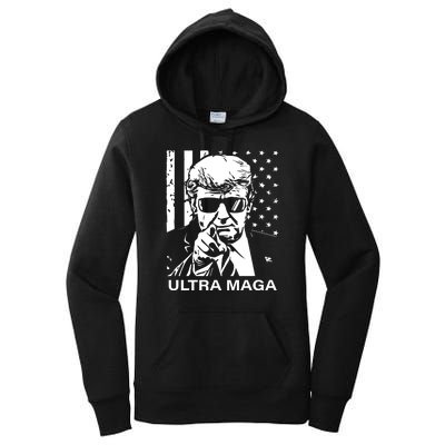 Trump Buff Ultra MAGA Women's Pullover Hoodie