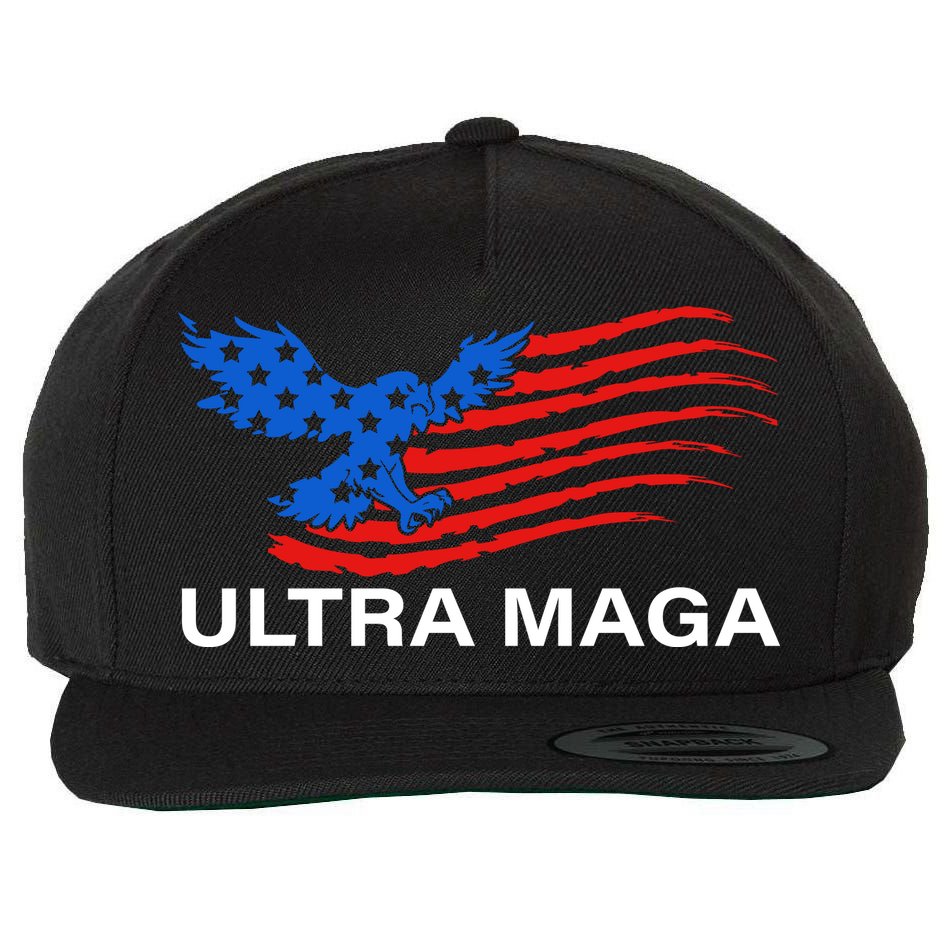 Trump Buff Ultra MAGA Wool Snapback Cap