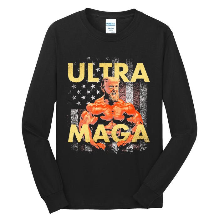 Trump Buff Ultra Maga Tall Long Sleeve T-Shirt