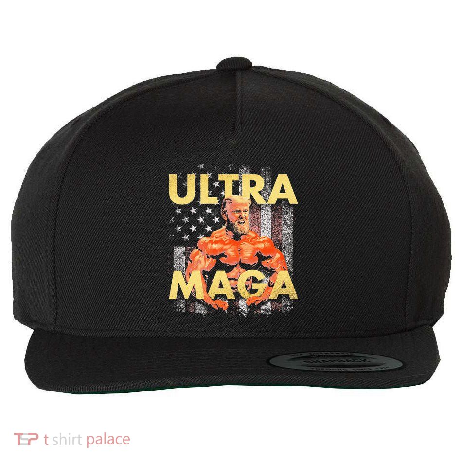 Trump Buff Ultra Maga Wool Snapback Cap