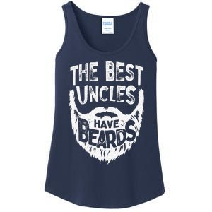 The Best Uncles Have Beards Bearded Fathers Day Gift Ladies Essential Tank