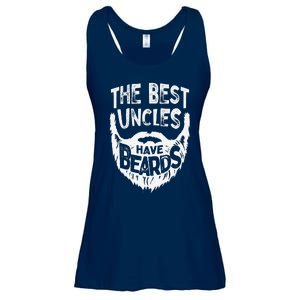 The Best Uncles Have Beards Bearded Fathers Day Gift Ladies Essential Flowy Tank