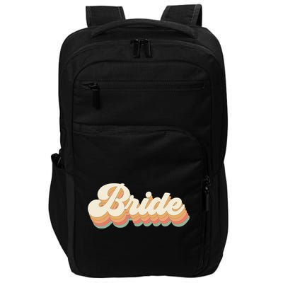 Team Bride Vintage Bachelorette Party Impact Tech Backpack