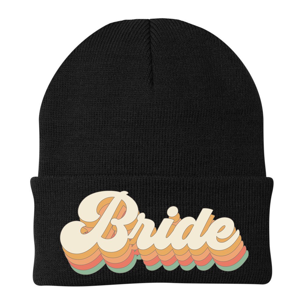 Team Bride Vintage Bachelorette Party Beanie