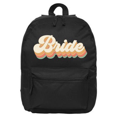 Team Bride Vintage Bachelorette Party 16 in Basic Backpack