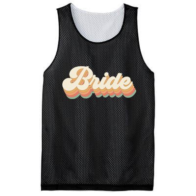 Team Bride Vintage Bachelorette Party Mesh Reversible Basketball Jersey Tank