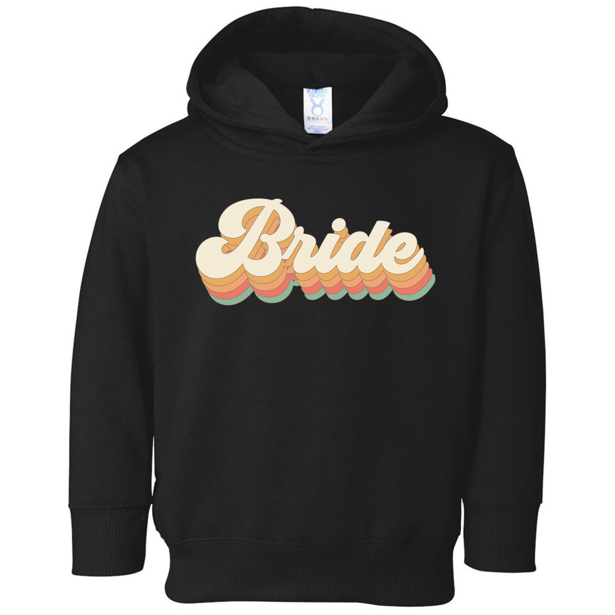 Team Bride Vintage Bachelorette Party Toddler Hoodie