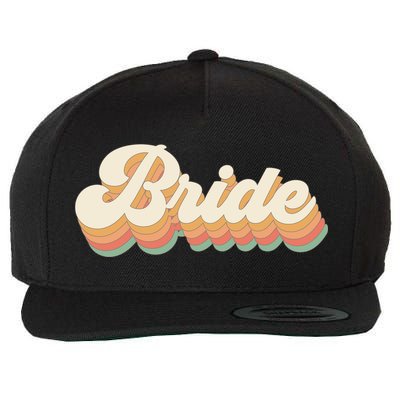 Team Bride Vintage Bachelorette Party Wool Snapback Cap